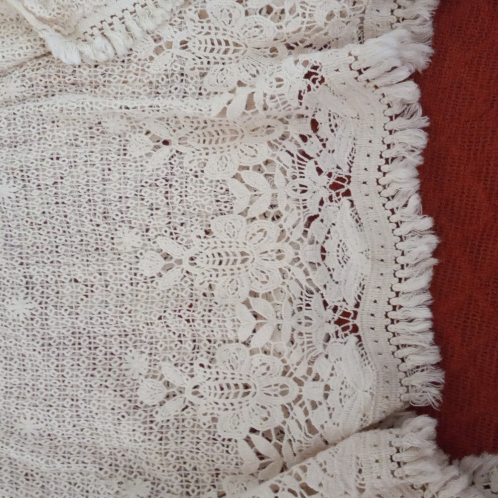 Venus Cold Shoulder Flowy Boho Top, Large - Picture 4 of 4